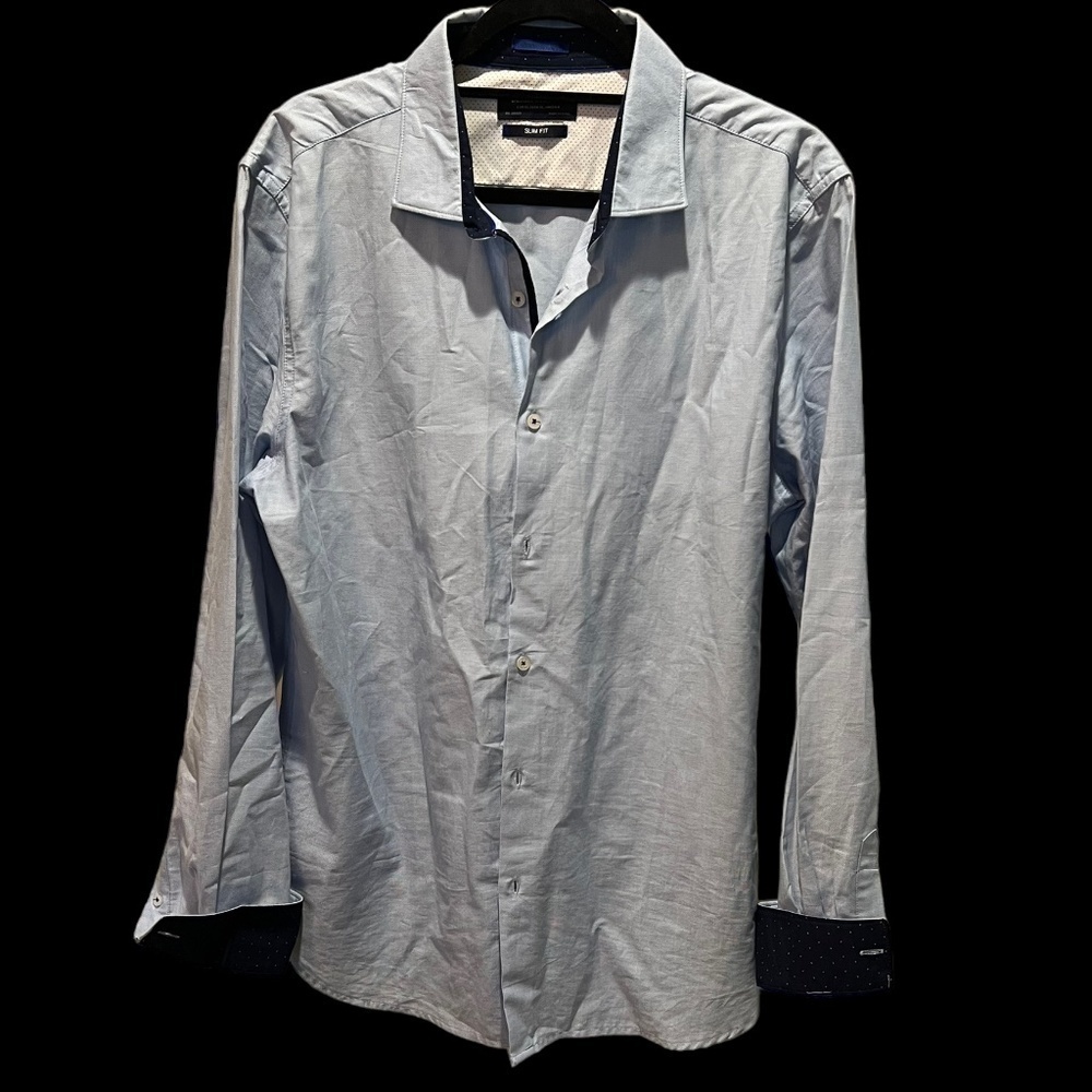 Denim & Flower Men's Long Sleeve Button Up Shirt Size XL
